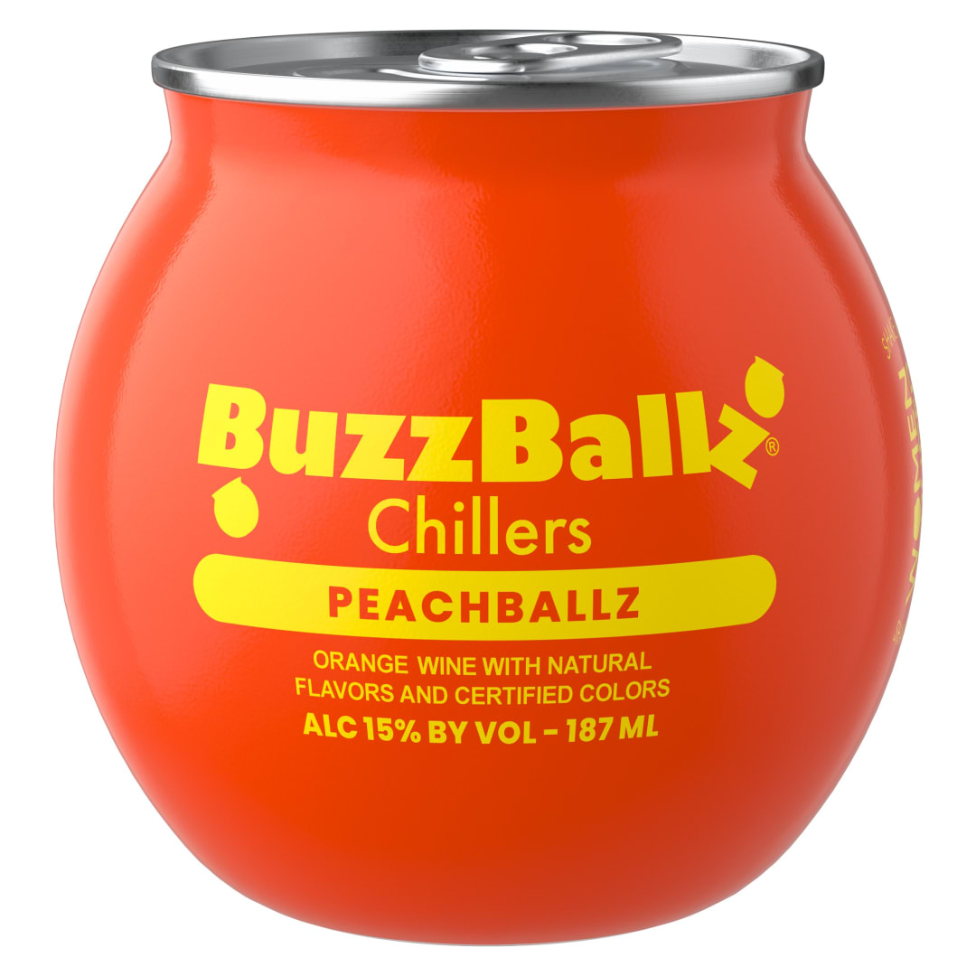 BuzzBallz Peach Wine Cocktails 187ml 30 Proof
