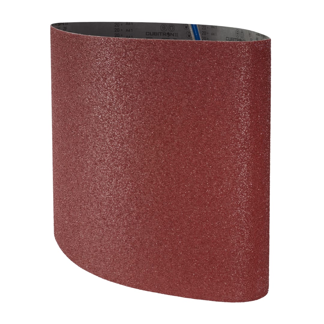 3M™ Cubitron™ II Cloth Belt 966F, 36+ YF-weight, 820 mm x 3280 mm, Film-lok, Single-flex