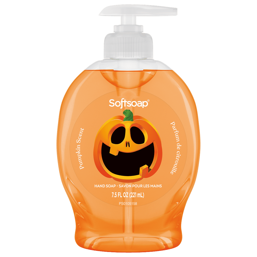 Softsoap Limited Edition Halloween Liquid Hand Soap Pump, Pumpkin Scent, 7.5 fl oz
