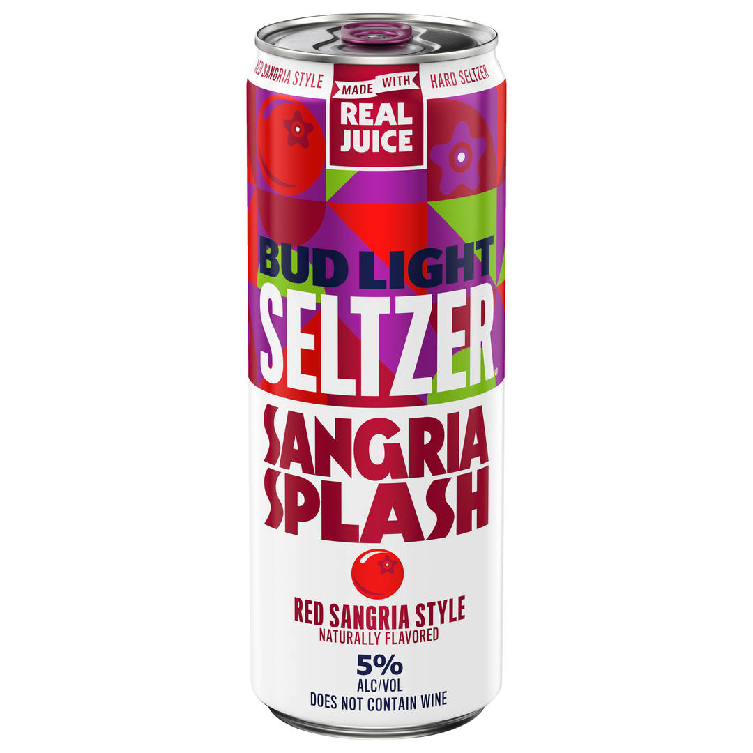 Bud Light Sangria Splash Red Sangria Style Hard Seltzer 12 fl oz
