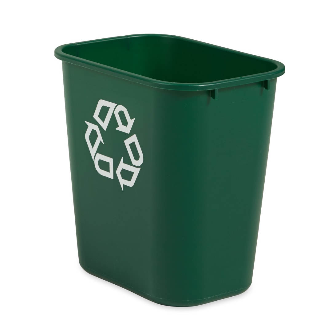 DESKSIDE RECYCLE MED 28QT/27L GRN