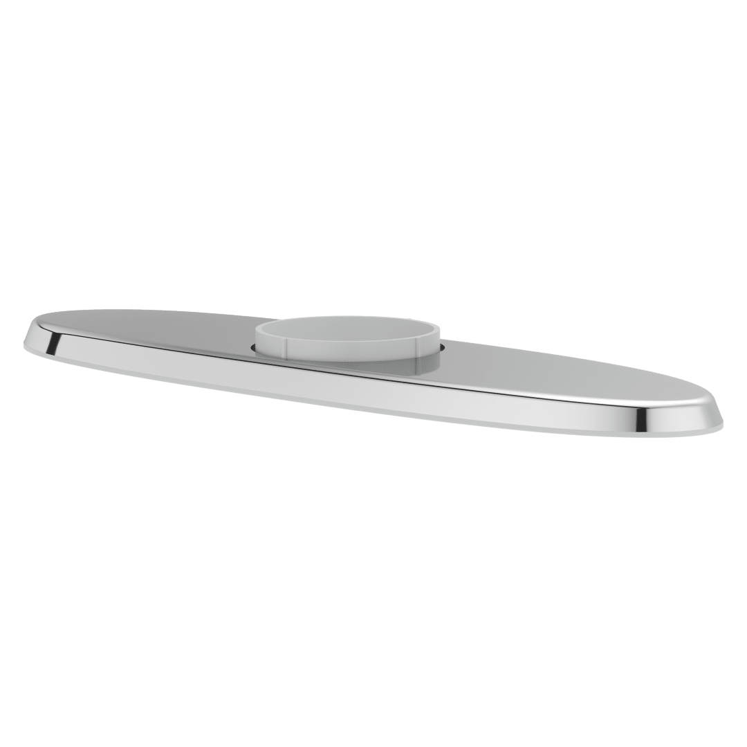 Lita or Norden Pulldown Kitchen Faucet Deckplate in Polished Chrome