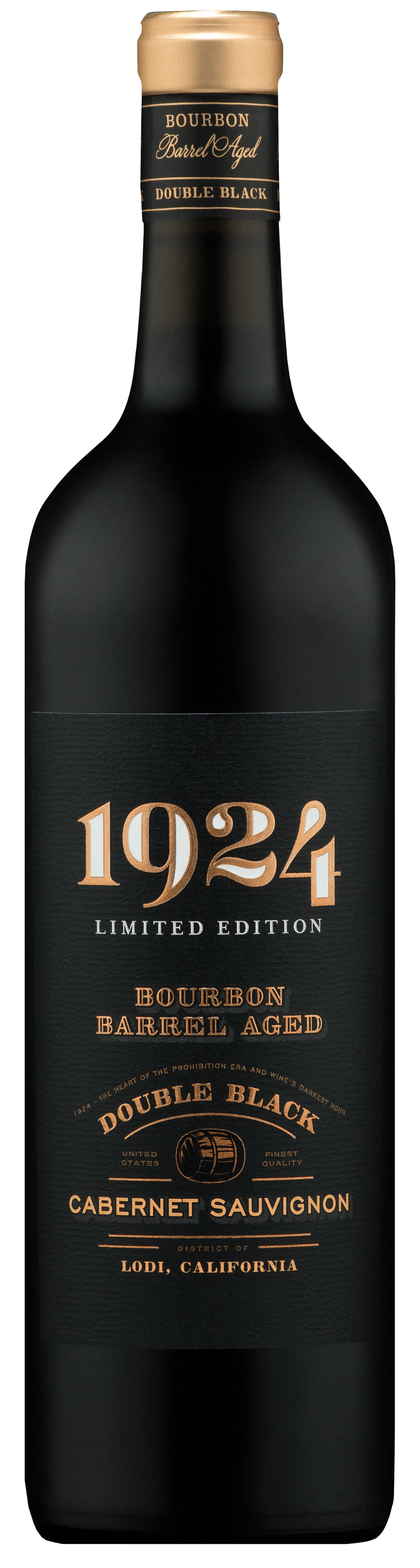 1924, Bourbon Barrel Aged Cabernet Sauvignon, Lodi California, Red Wine, 750mL