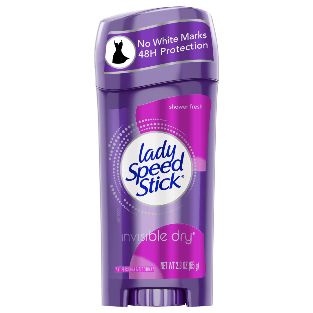 Lady Speed Stick, Invisible Dry Shower Fresh Antiperspirant Deodorant Stick, 2.3oz
