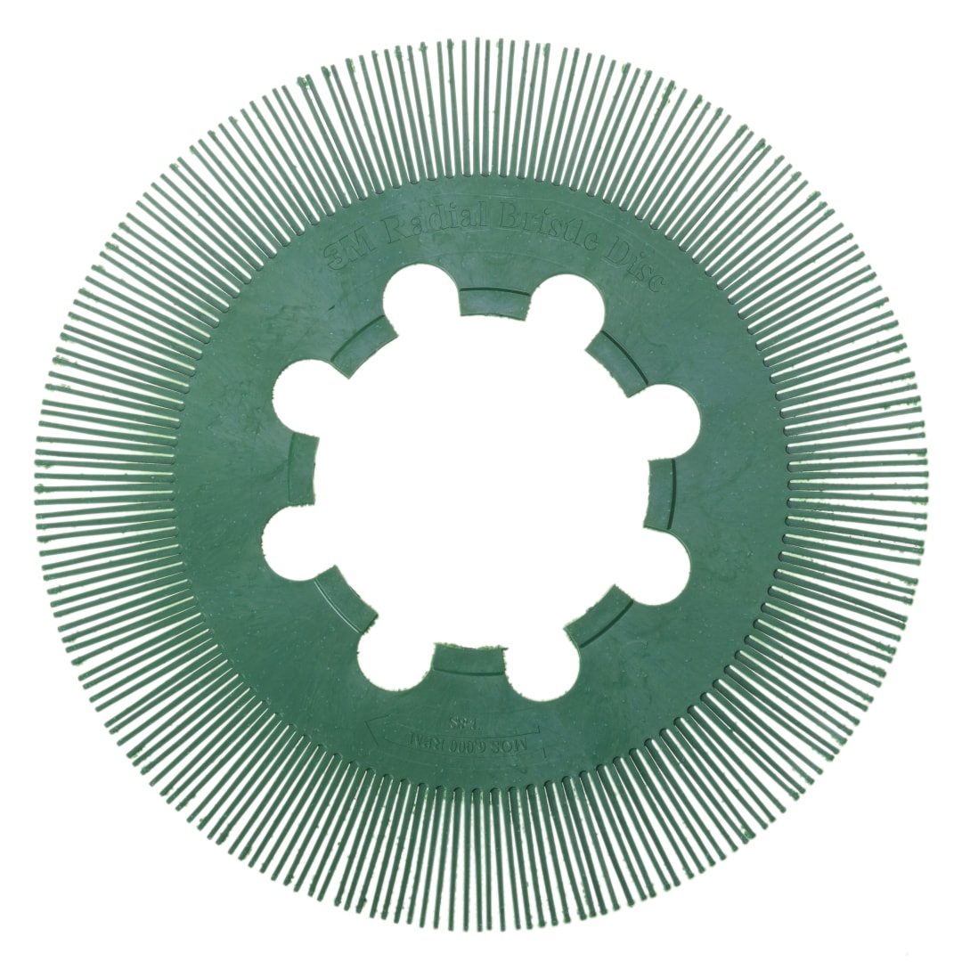 Scotch-Brite™ Radial Bristle Brush BB-ZB Einzelsegment, grün, 203 mm, P50, Typ S (Nachfüllpackung)