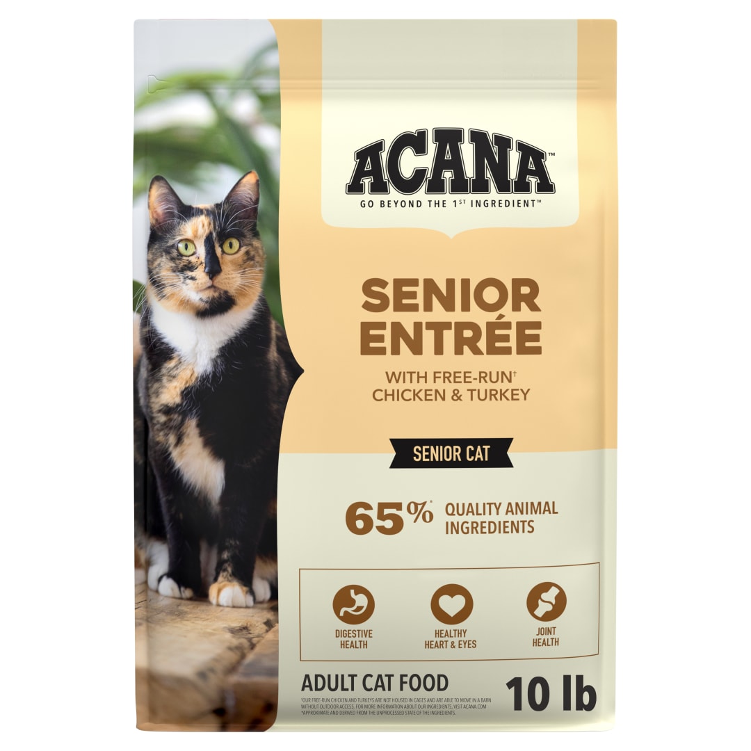 ACANA Dry Cat Food for Seniors Senior Entrée Chicken Turkey and Duck