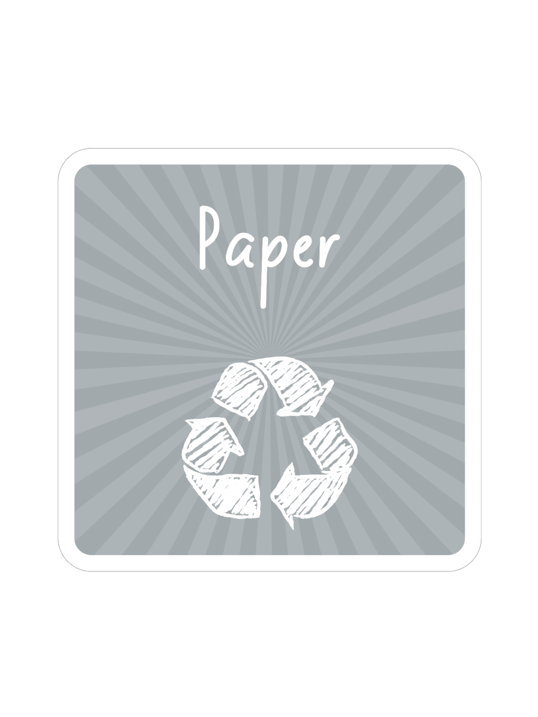 MOSAIC - Label - Paper - Grey