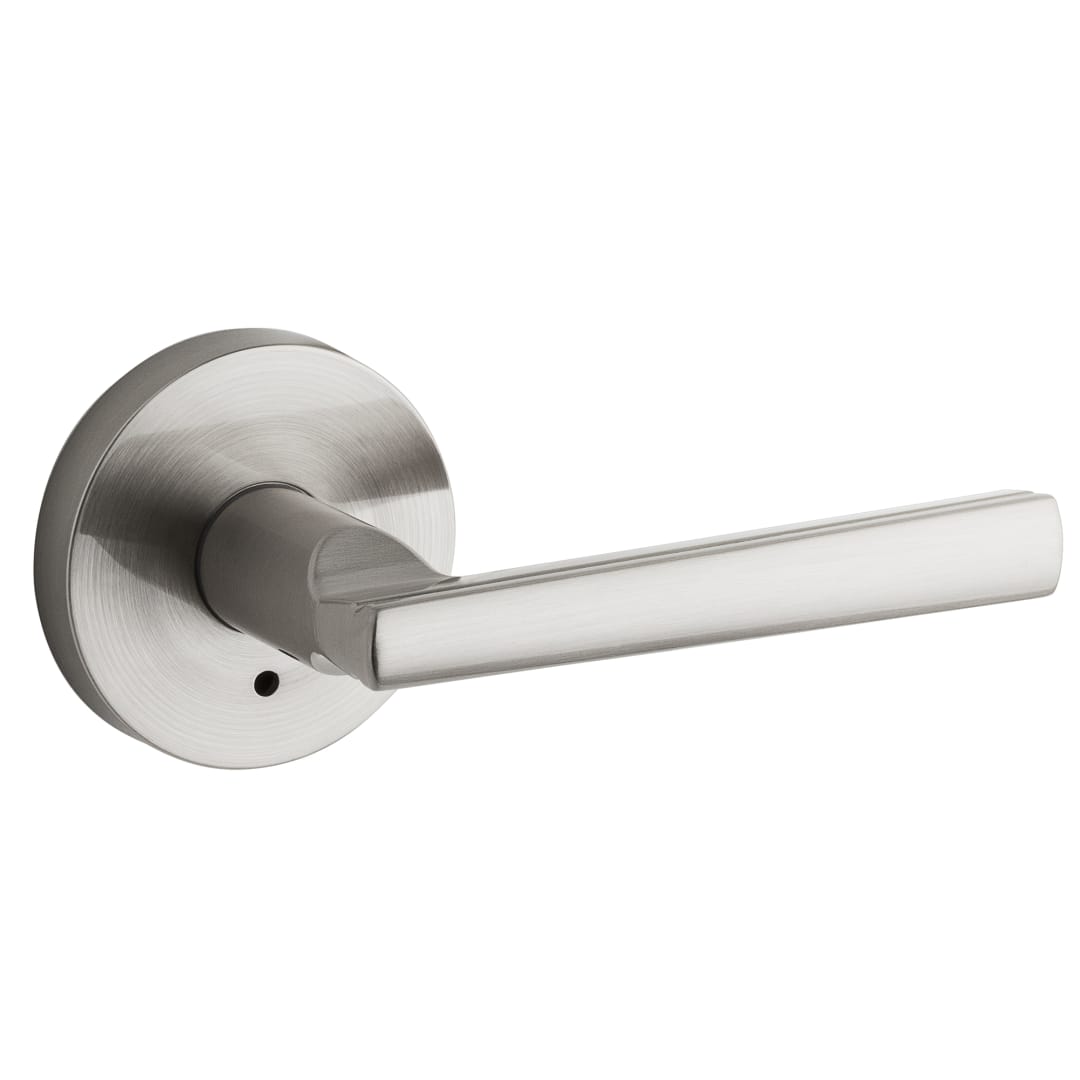 Montreal Round Bed/Bath Lever in Satin Nickel