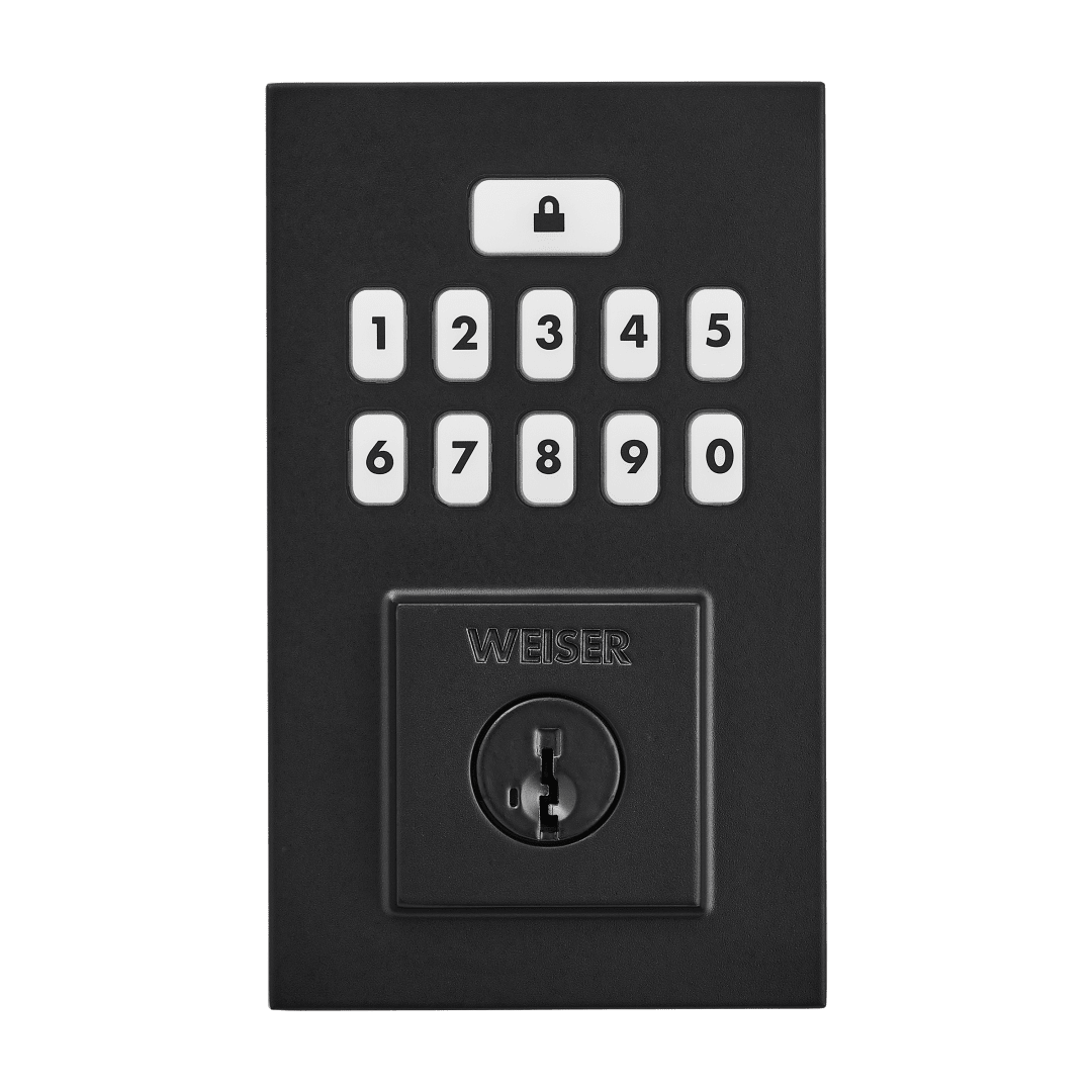 GED9260 SmartCode® Contemporary Electronic Deadbolt featuring SmartKey Security™ in Matte Black