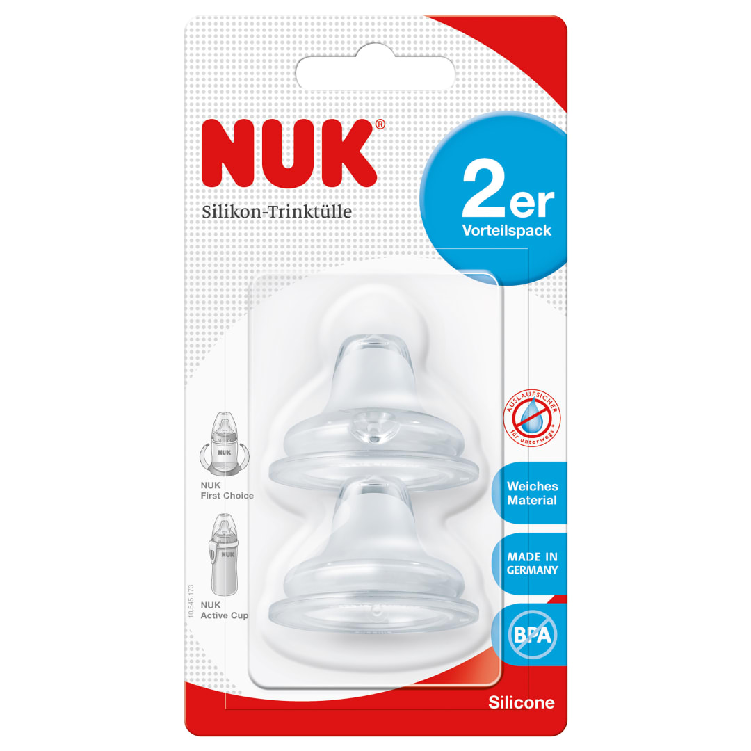 NUK FC SILICONE SOFT SPOUT 2/BLC