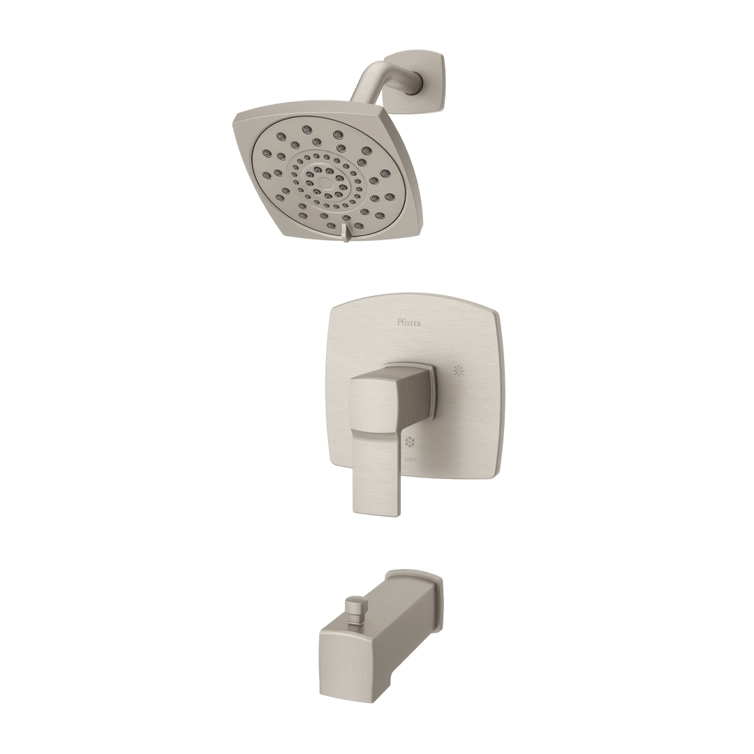 Deckard 1-Handle Tub & Shower Trim in Brushed Nickel