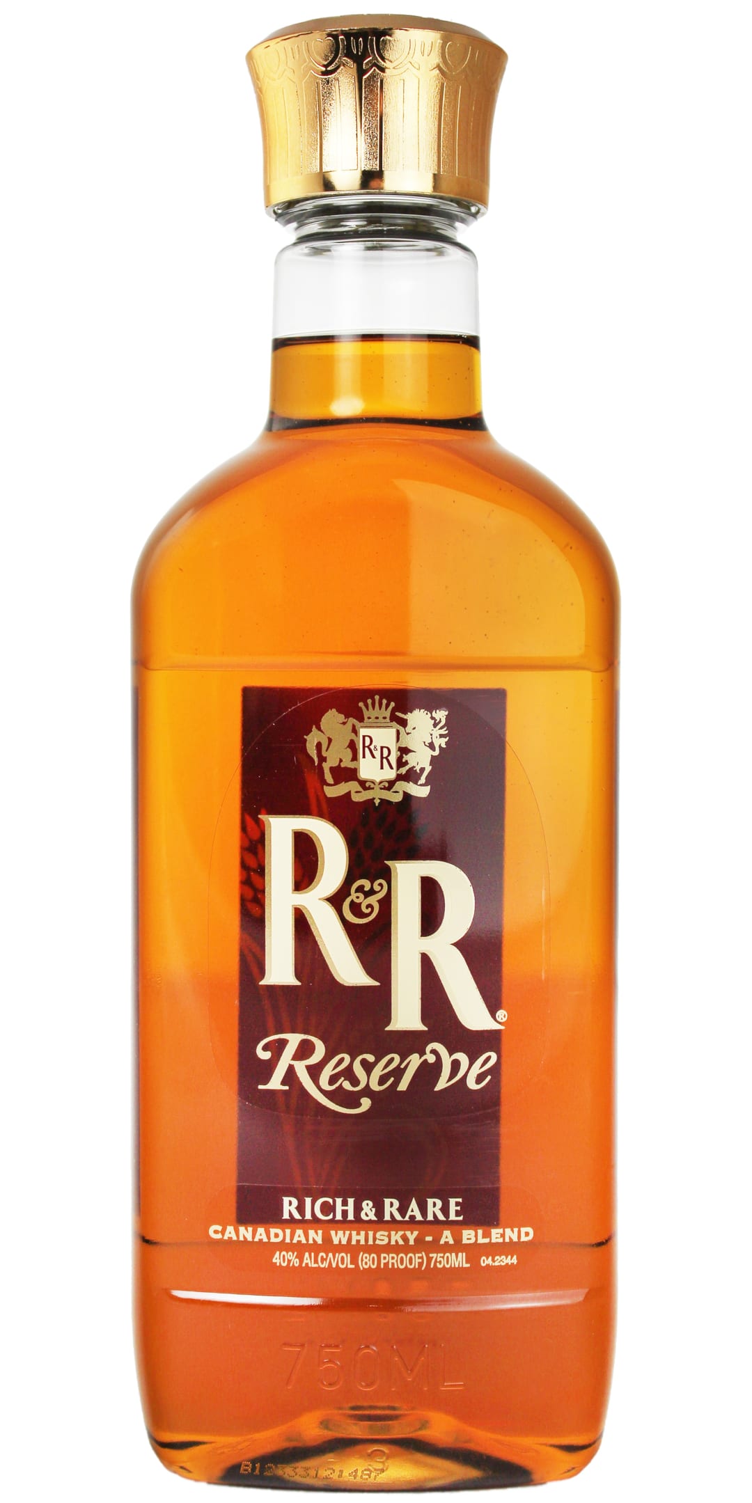 Rich & Rare Reserve A Blended Canadian Whisky 750ml Traveler 80 Proof