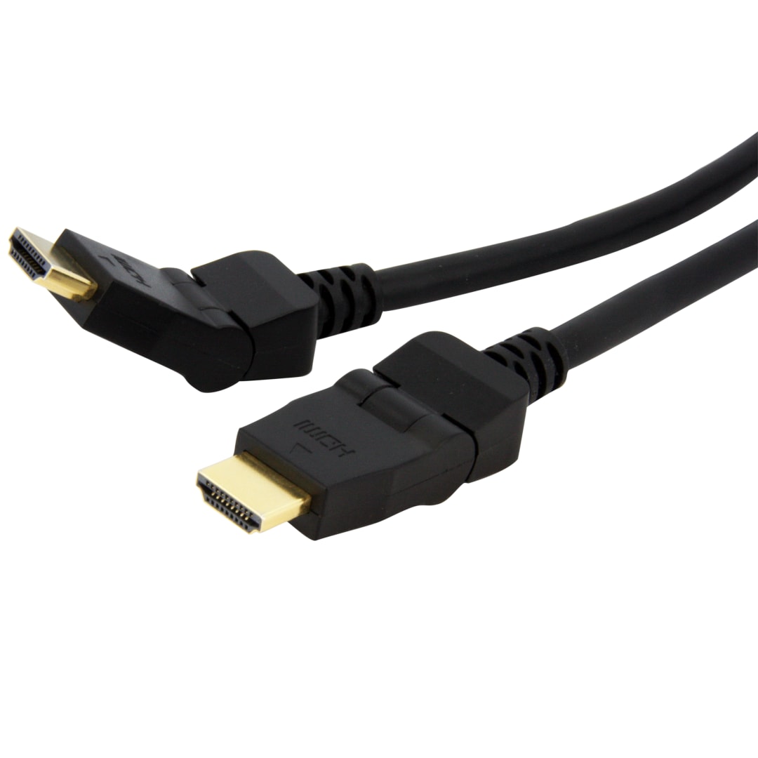 6 ft 180 Degree Rotating HDMI Digital Video Cable M M