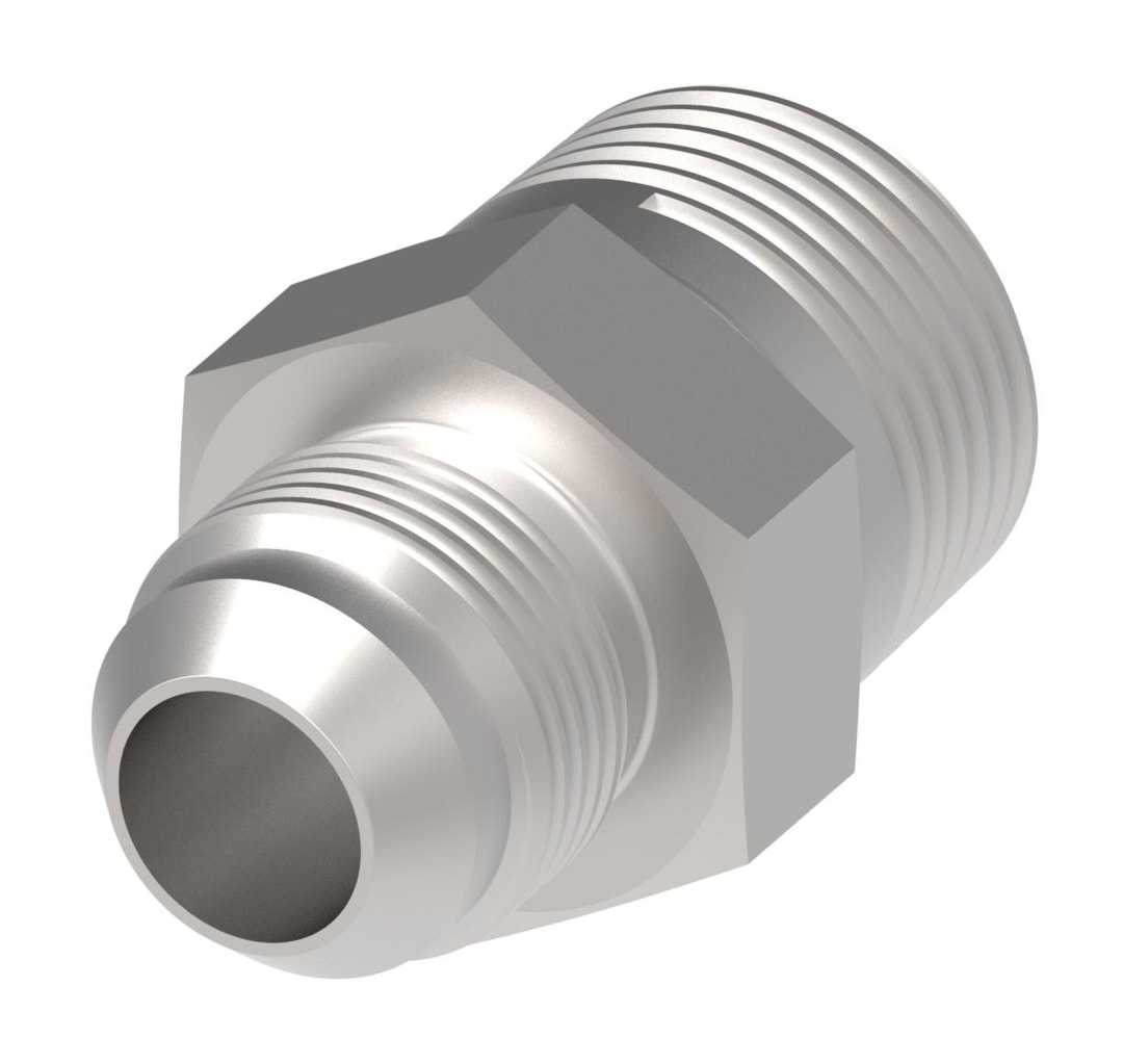 Aeroquip Hose Nipple Assembly, 1a/06, ORS-F/06, CS, 90d (GG110-NP06-06)