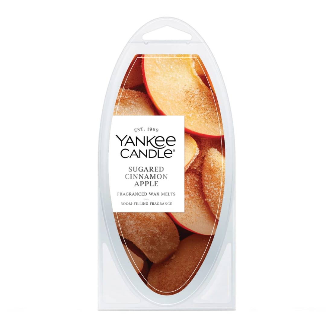 Yankee Candle Sugared Cinnamon Apple Wax Melts, 2.6 oz
