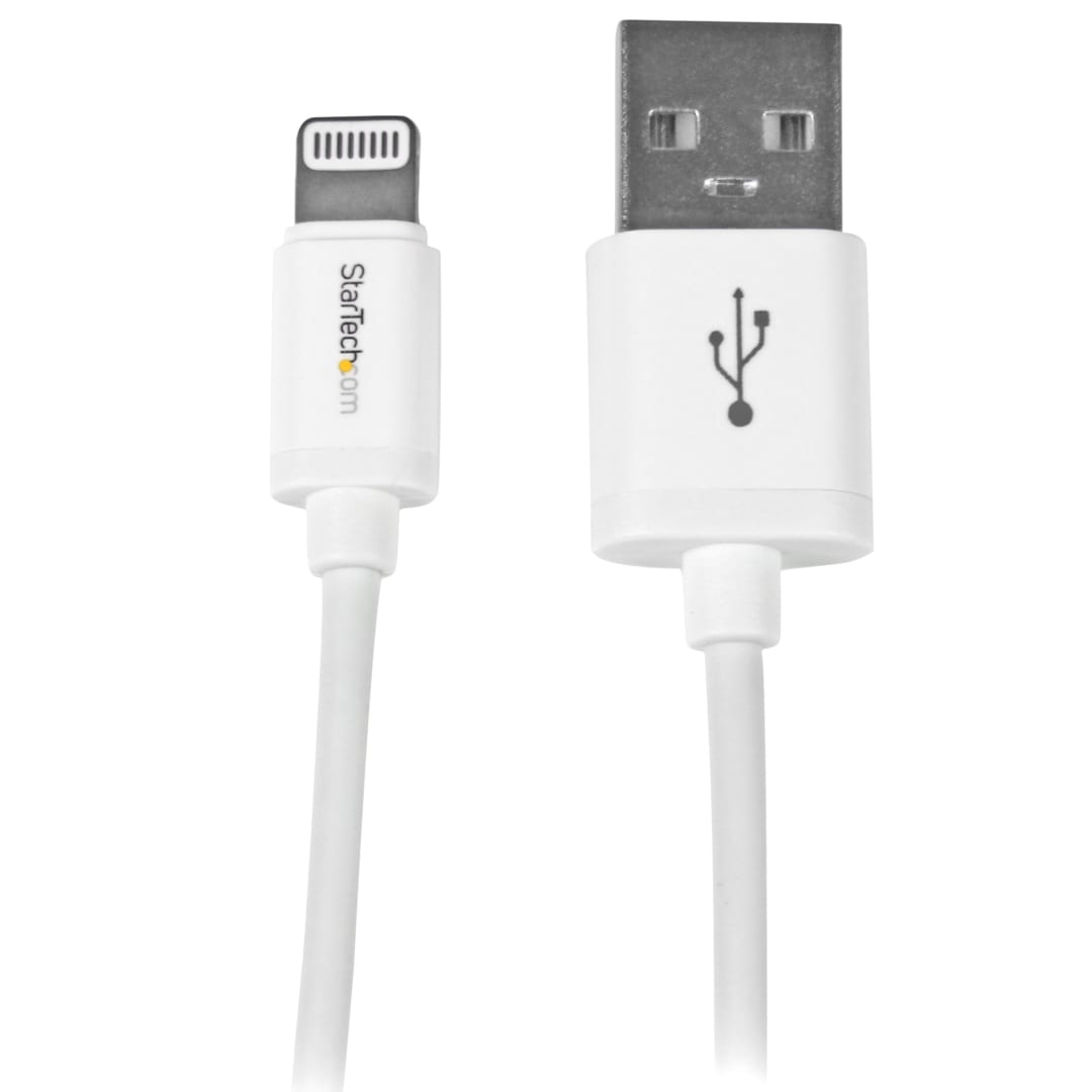 0.3m 11in Short White Apple Lightning to USB Cable