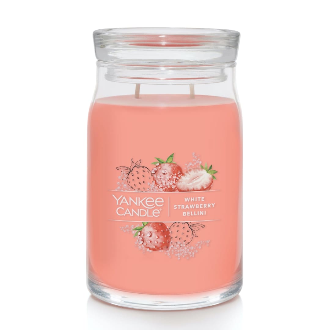 Yankee Candle® White Strawberry Bellini Signature Large Jar Candle