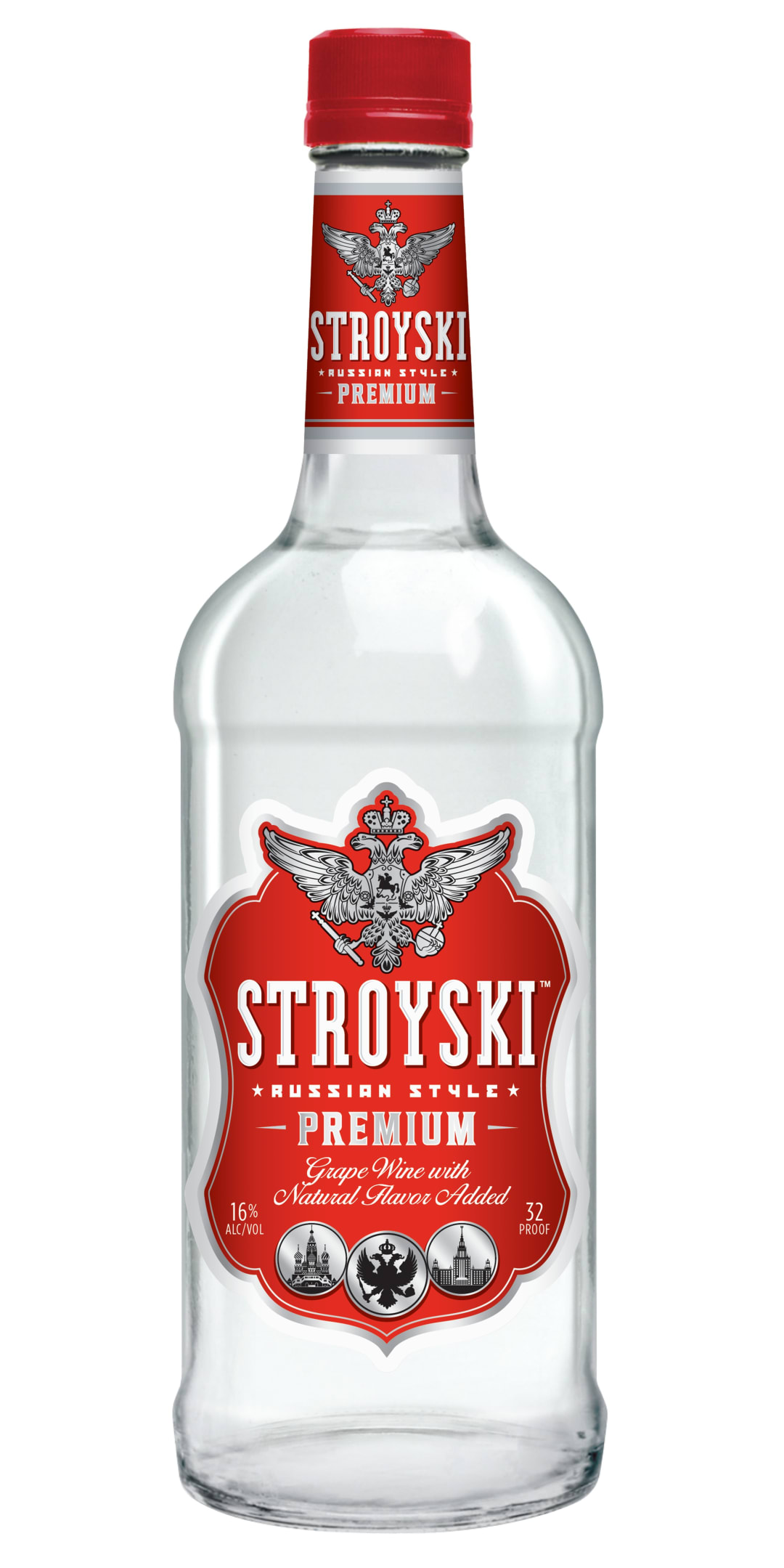 Stroyski Premium Russian Style Grape Wine 1l 32 Proof