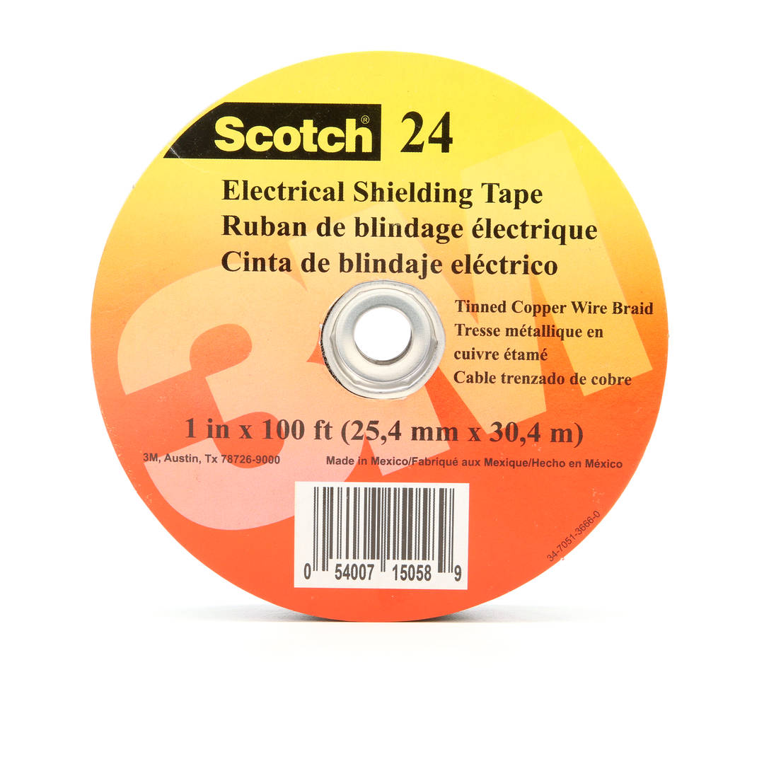 Fita de Blindagem Elétrica 3M™ Scotch® 24, 25 mm x 30 m, 1 unidade
