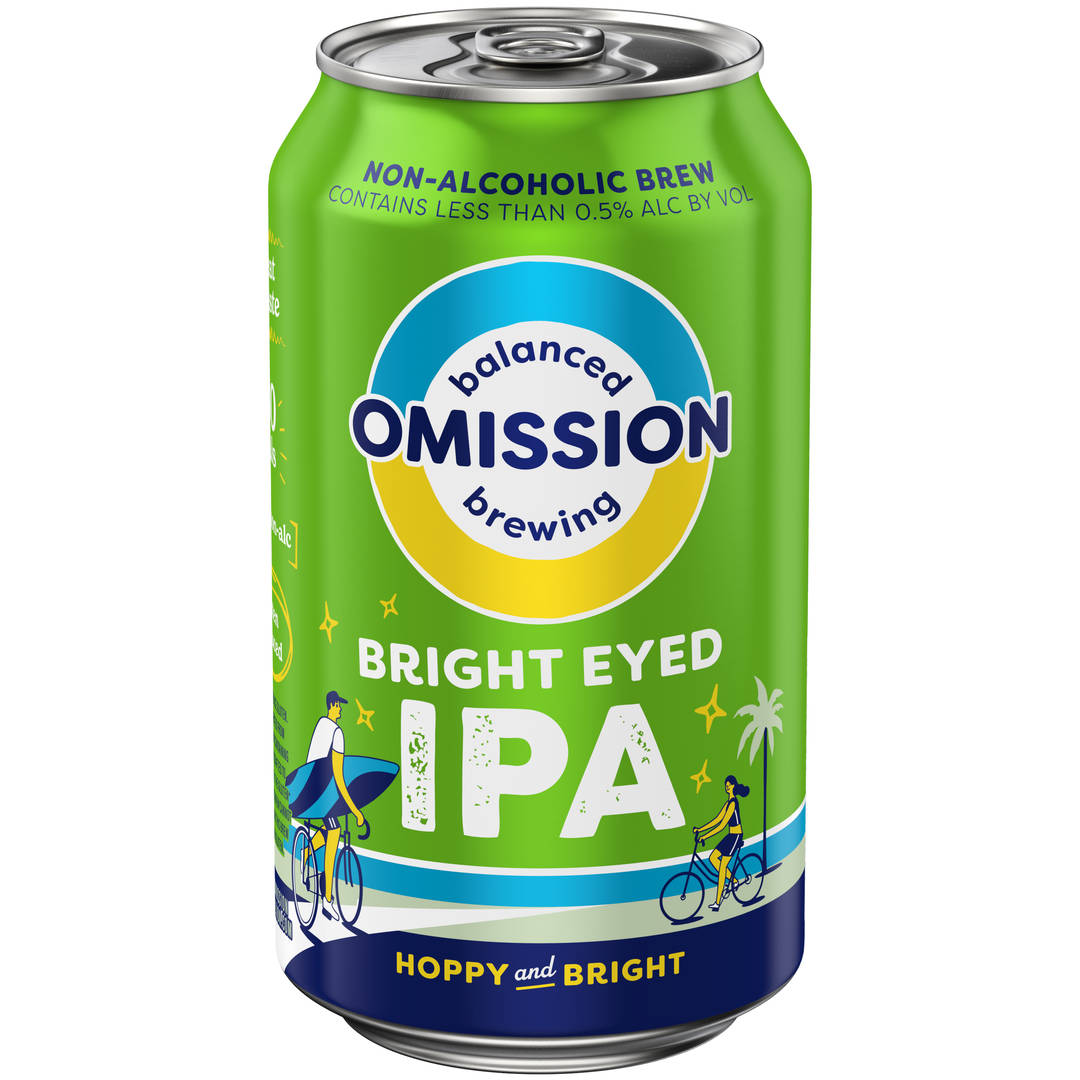 Omission Bright Eyed IPA Beer 12 fl oz Can