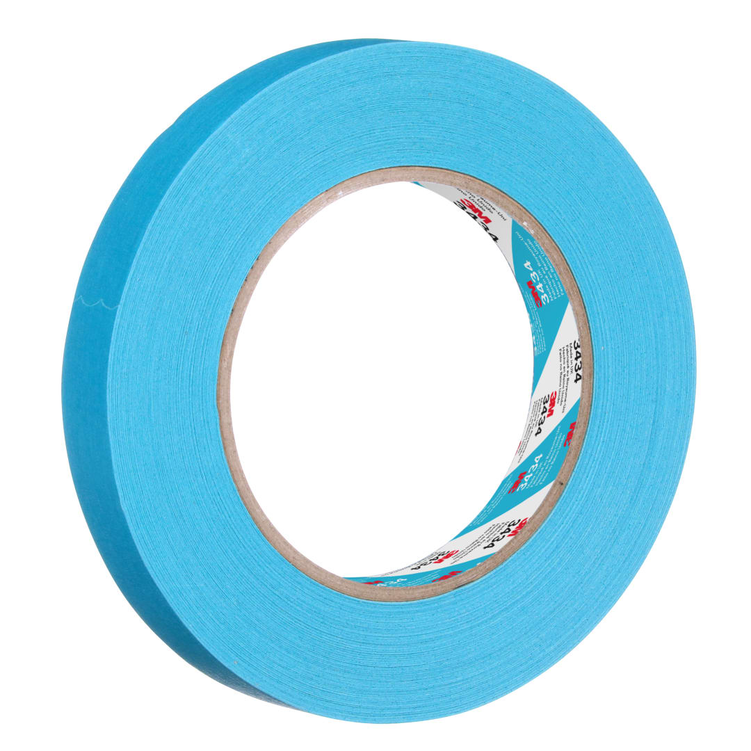 3M™ Yüksek Performanslı Mavi Maskeleme Bandı 3434, 18 mm x 50 m, 07895