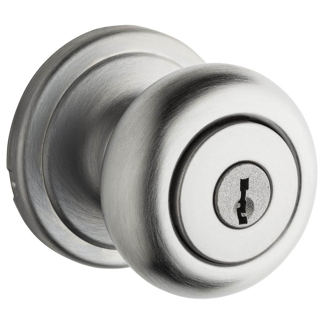 Hancock Keyed Entry Doorknob in Satin Chrome