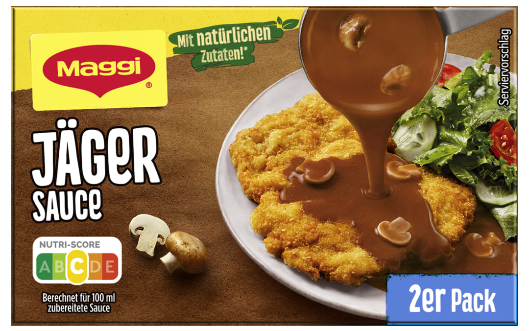 MAGGI Jägersauce 2er Multipack, ergibt 500ml