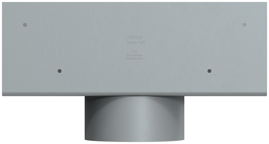 Simpson Strong-Tie LCC4.5-4 LCC 4-5/8 in. Column Cap for 4 in. Outside Diameter Lally Column