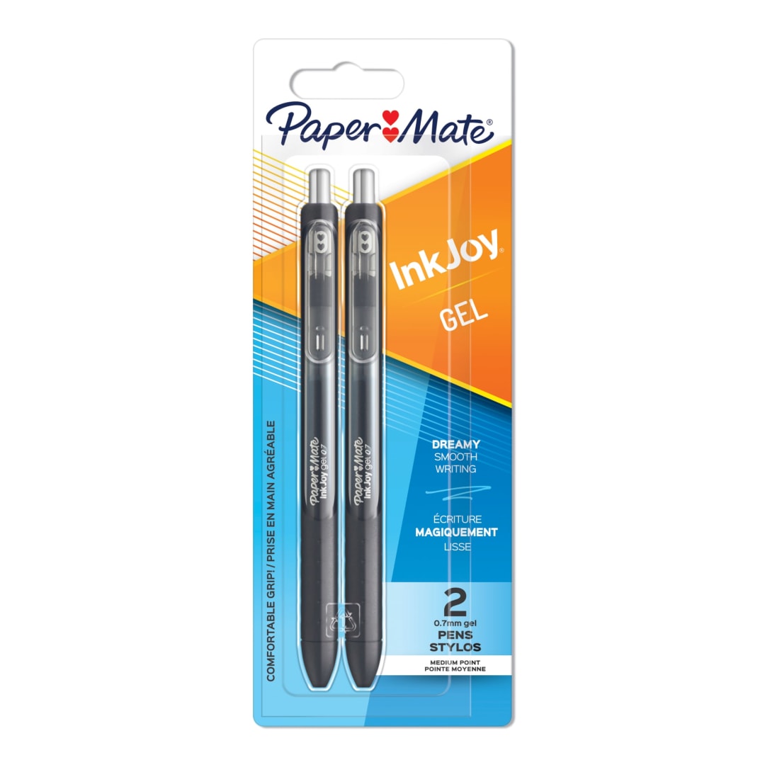 PM INKJOY GEL RT 0.7 BLK BL2 PE