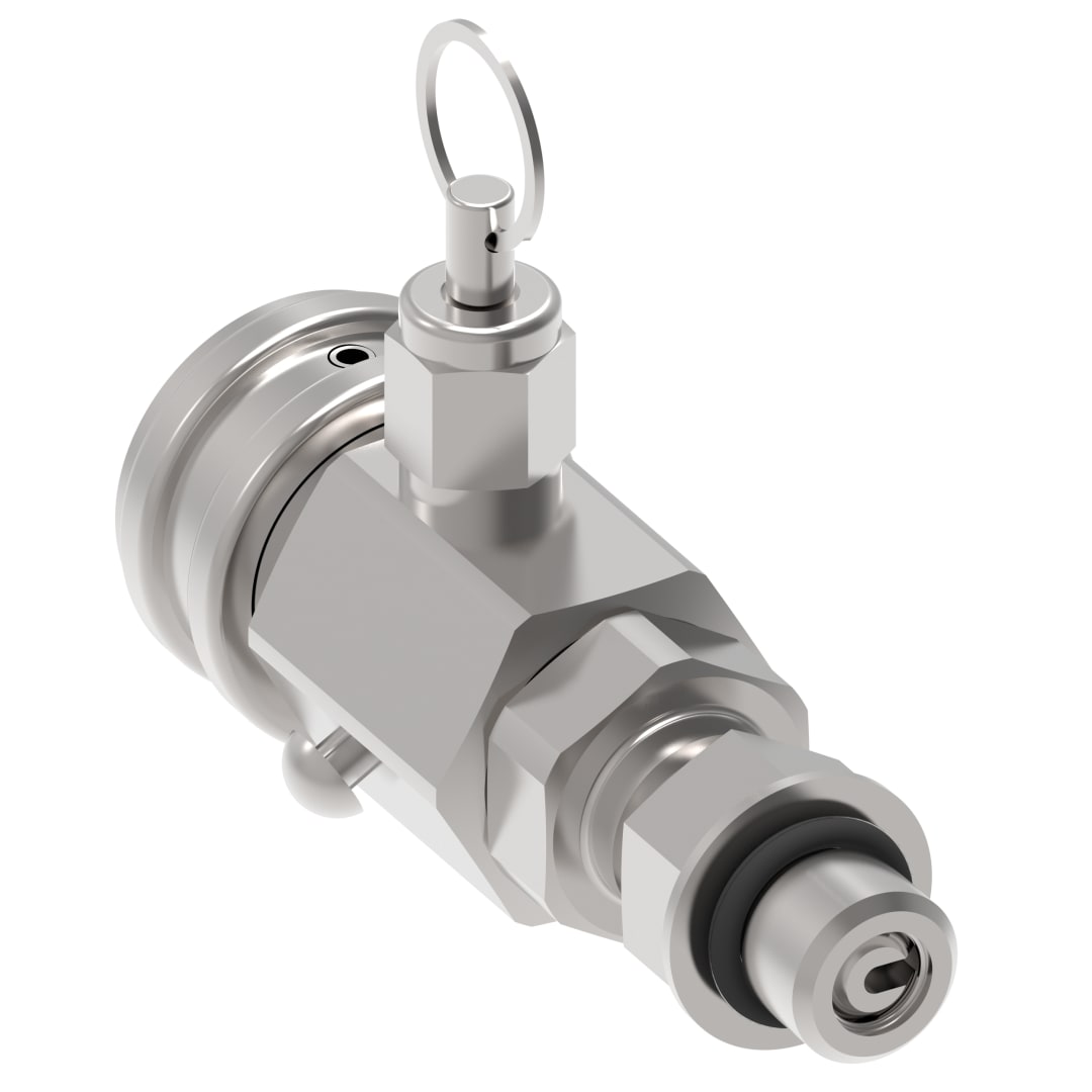 Aeroquip 1/4 Morb Oil Sampling Valve 0-50 Psi