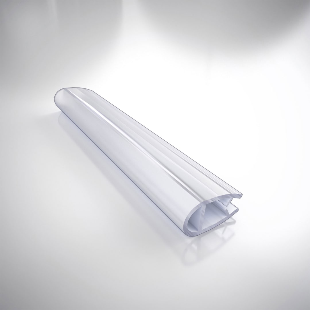 DreamLine 307A-10, Clear Bumper Seal, 75 3/5 in. Length, for 3/8 in. (10 mm.) Glass Shower Door