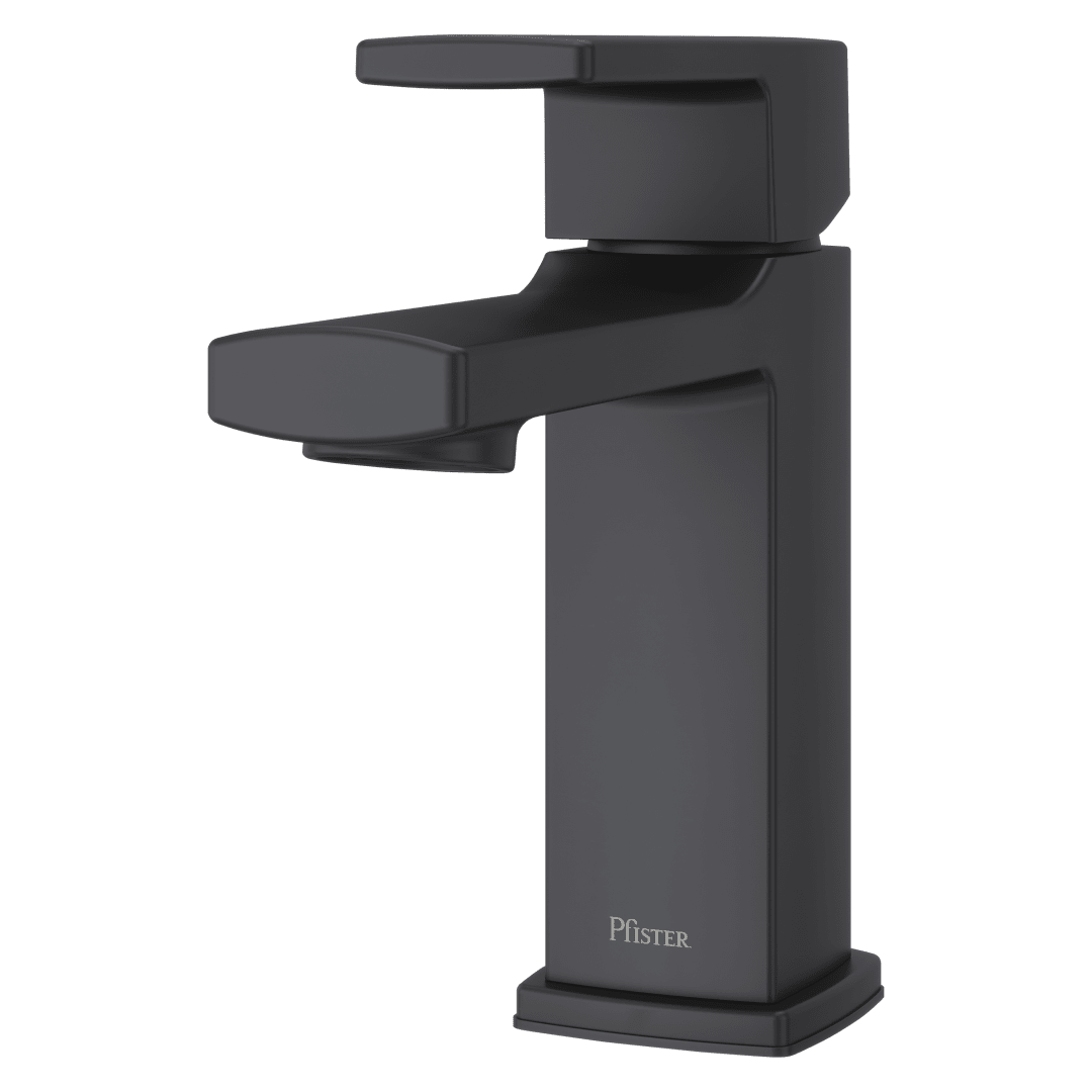 Deckard Single Control 4" Centerset Bathroom Faucet in Matte Black