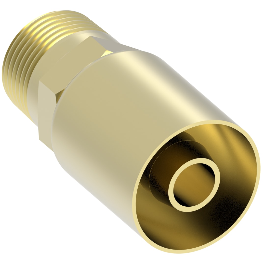 Aeroquip Brass Airbrake Ftng - 6hose X 4 Mp