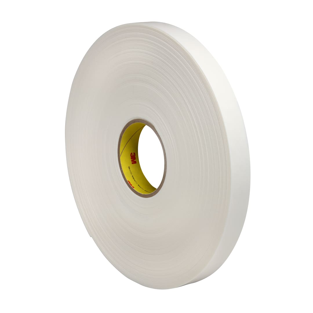 3M™ 4664P oboustranná syntetická penová páska, biela, 310 mm x 66 m, 0.4 mm