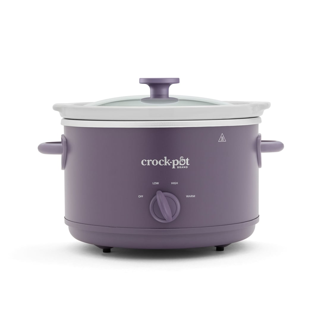 Crock-Pot Design Series 4.5 Quart Manual Slow Cooker, Purple Potato