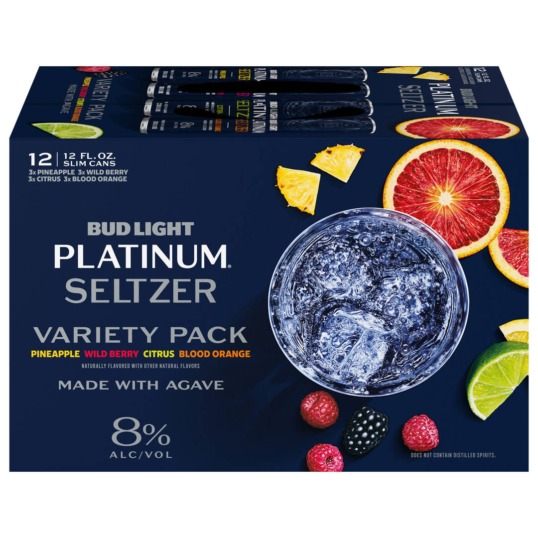 Bud Light Platinum Variety Pack Seltzer Variety Pack 12 - 12 fl oz Cans