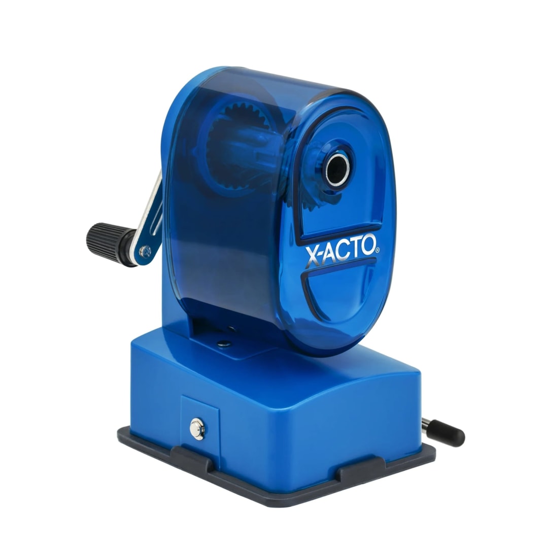 X-ACTO BLDOG VAC. MOUNT SHARP BLUE