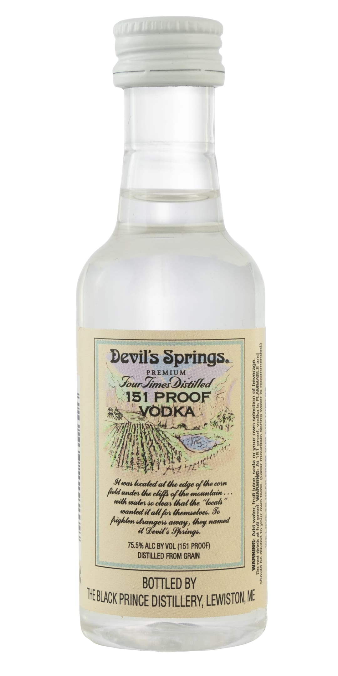 Devils Springs Vodka 50ml 151 Proof