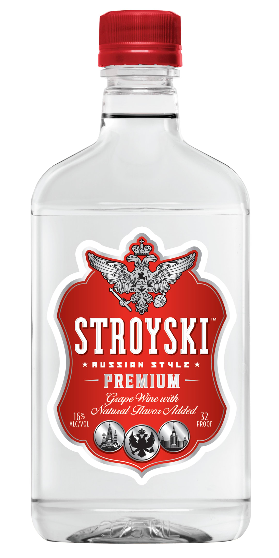Stroyski Premium Russian Style Grape Wine 375ml 32 Proof