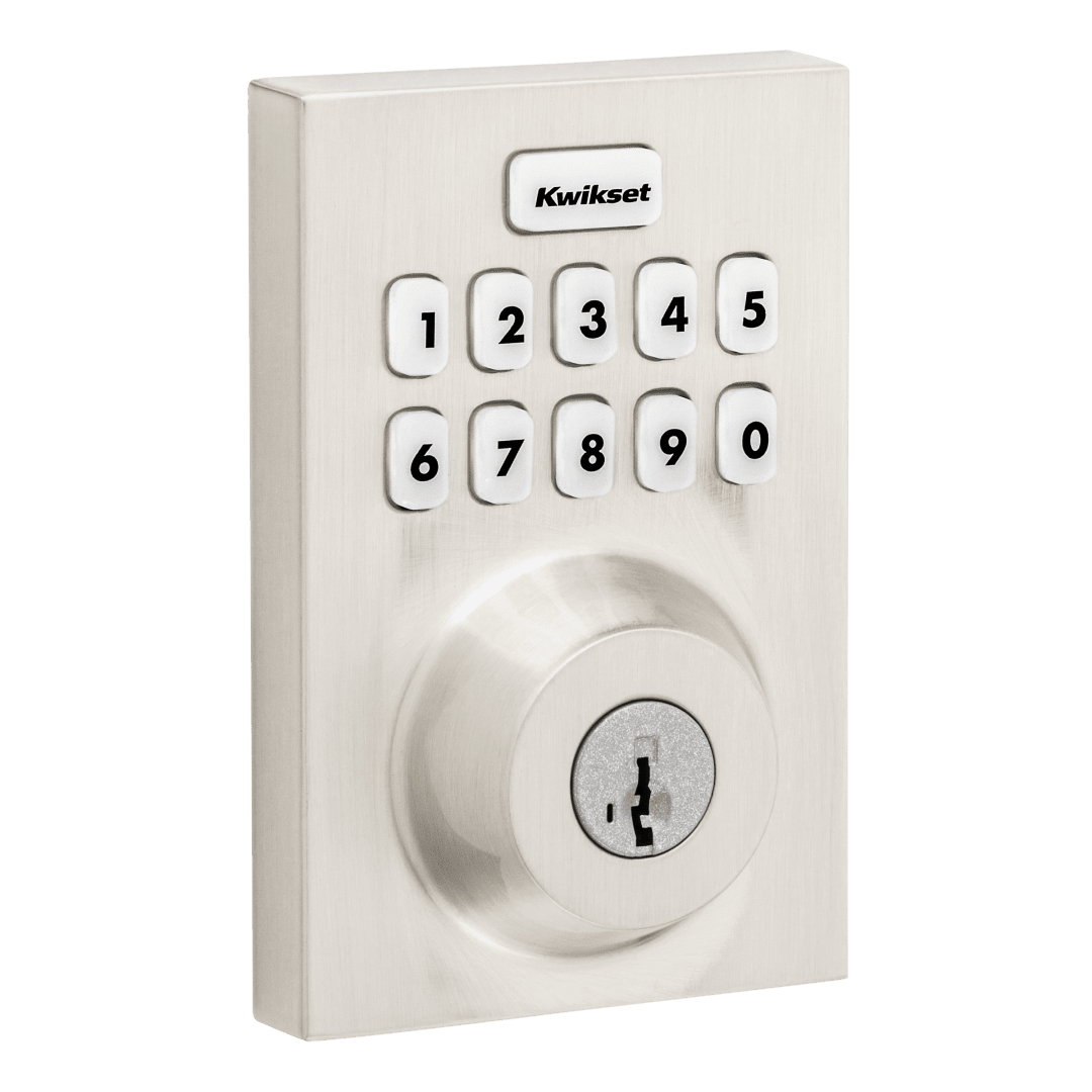 Home Connect 620 Keypad Connected Smart Lock with Z-Wave Technology featuring SmartKey Security™ in Satin Nickel