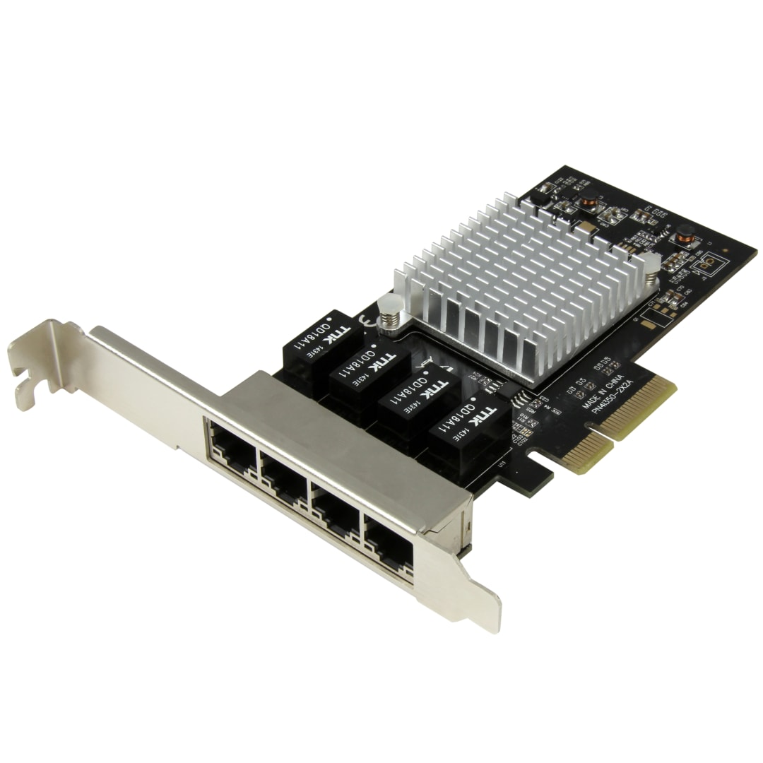 4 Port Gigabit NIC w  Intel I350 AM4 Chip PCIe
