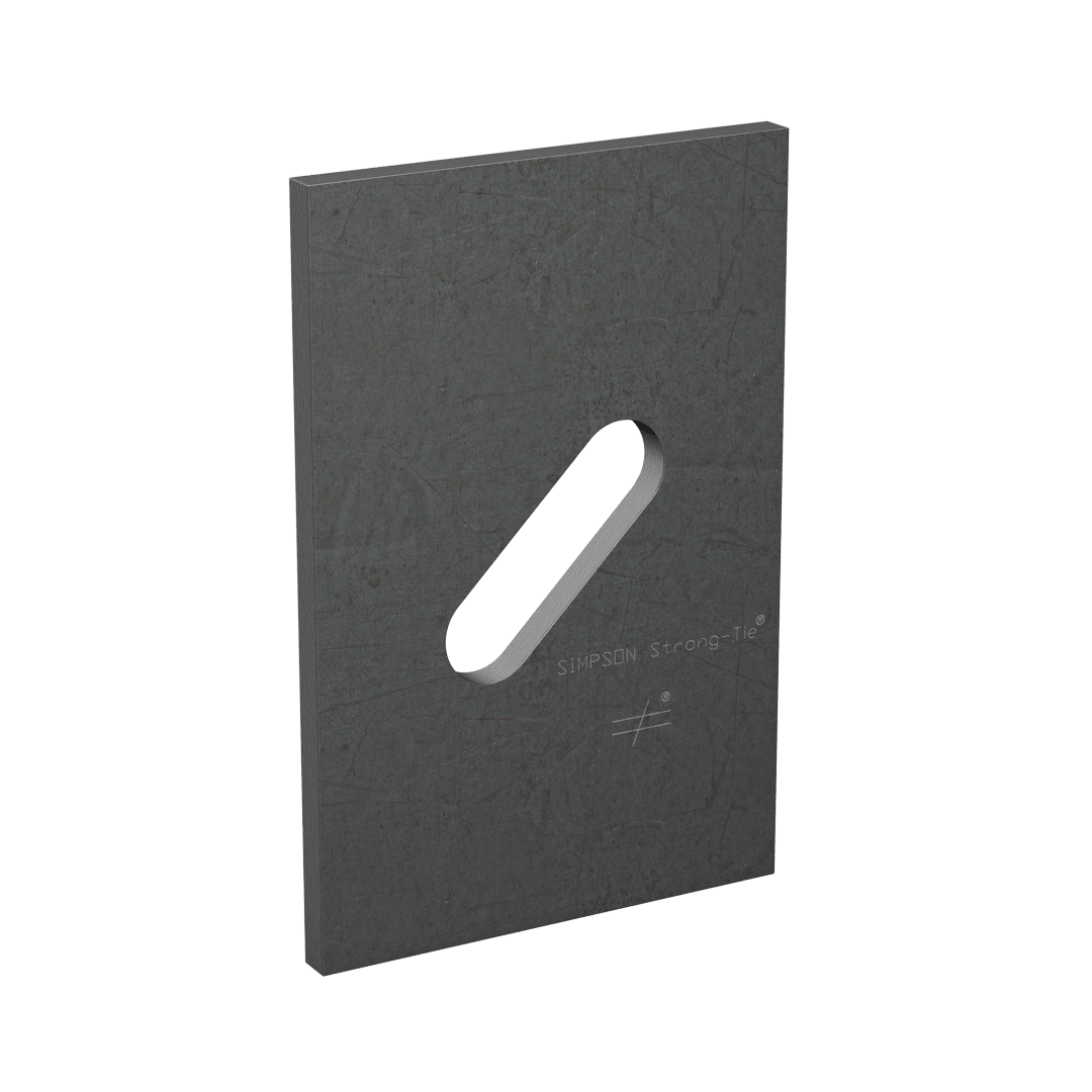 Simpson Strong-Tie BPS 1/2-6 BPS 3 in. x 4-1/2 in. Slotted Bearing Plate with 1/2 in. Bolt Dia. (Pack of 1000)