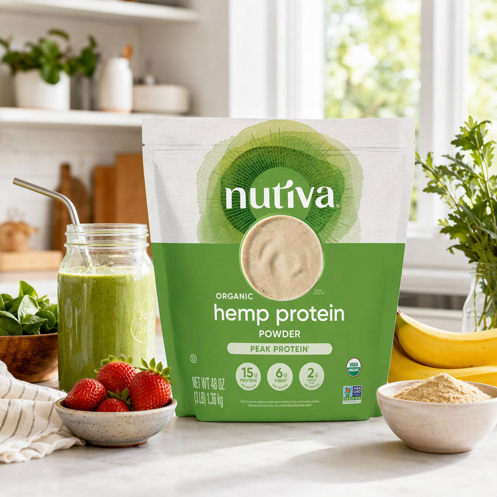 Organic Cold-Pressed Hemp Protein Powder