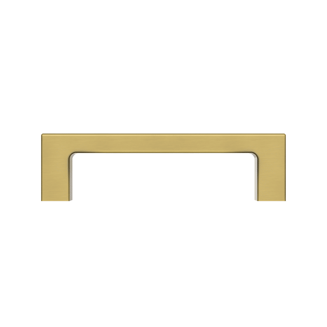 4406 Contemporary Pull, 4" CTC, In Heirloom Brass