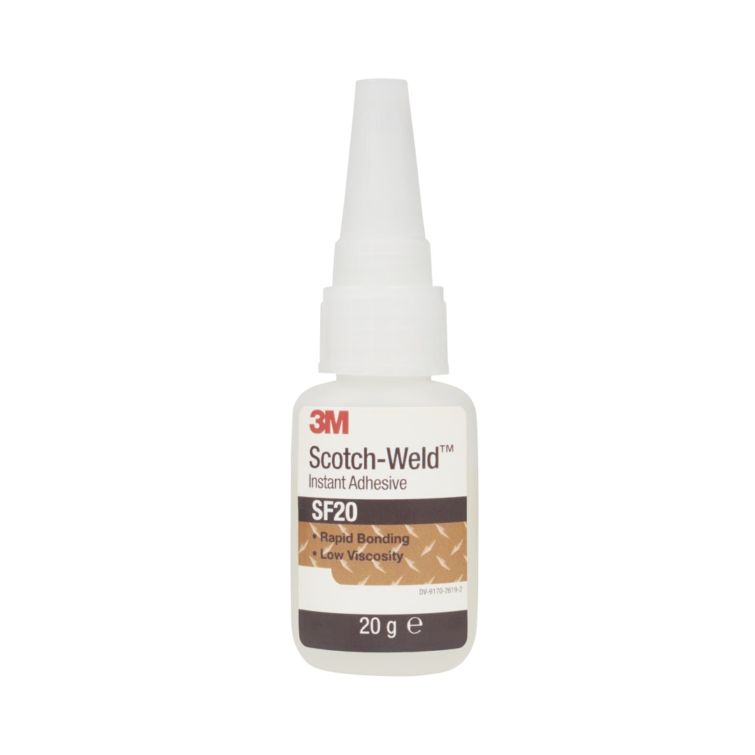 3M™ Scotch-Weld™ super rýchle sekundové lepidlo SF20, 10 x 20 g