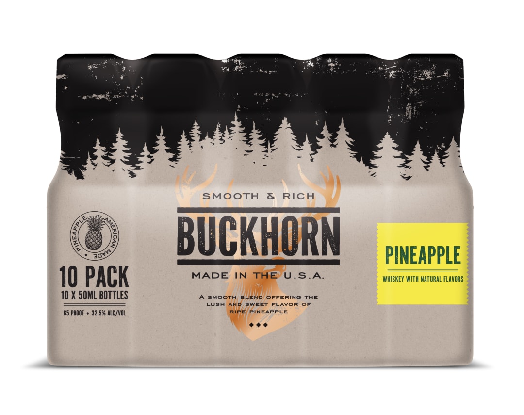 Buckhorn Pineapple Whiskey 50ml 65 Proof