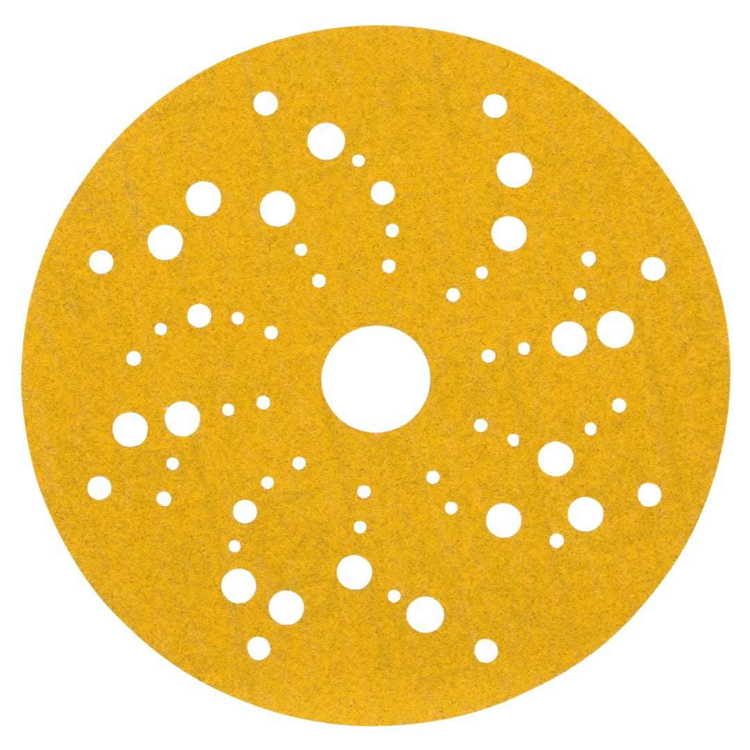3M™ Hookit™ 288U Sarı Delikli Zımpara, 125 mm, Çok Delikli, 120, 53021