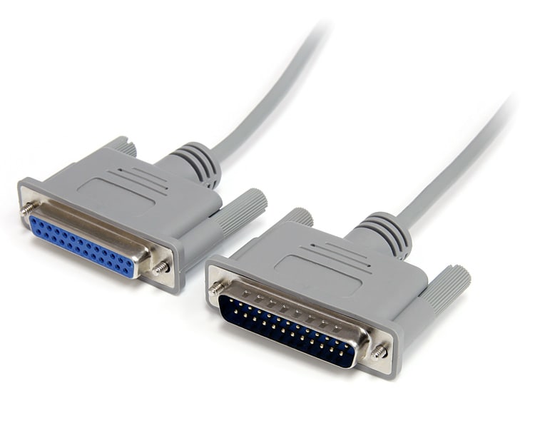 10FT SERIAL NULL MODEM CABLE (DB25M/F)