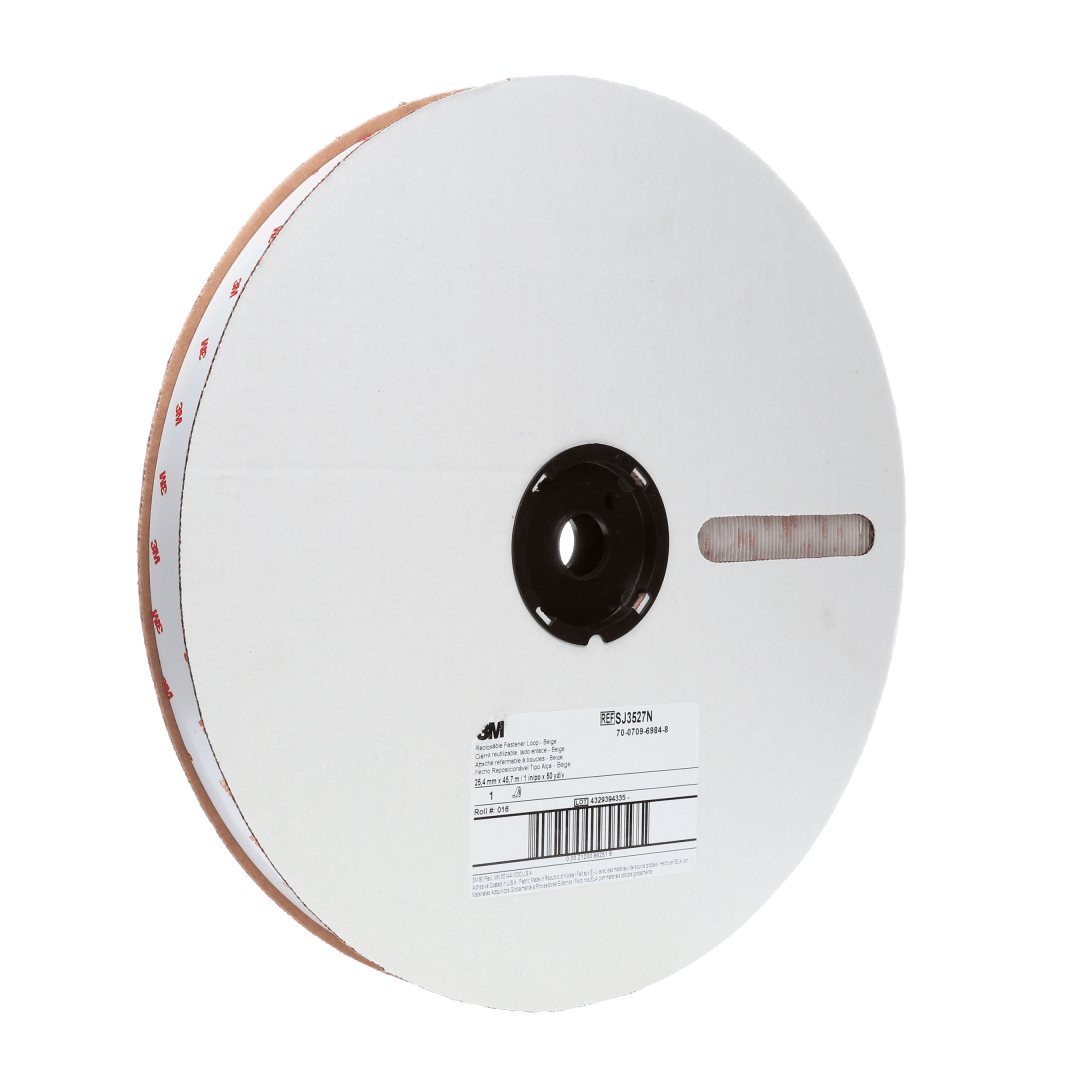 3M™ Açılır Kapanır Sabitleyici t SJ3527N, Beyaz, 25 mm x 45.7 m, 4.4 mm