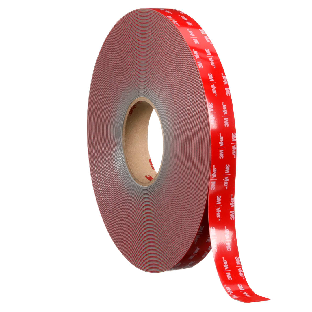 3M™ VHB™ Tape RP+040GF, Grey, 1120 mm x 66 m, 0.4 mm, Film Liner